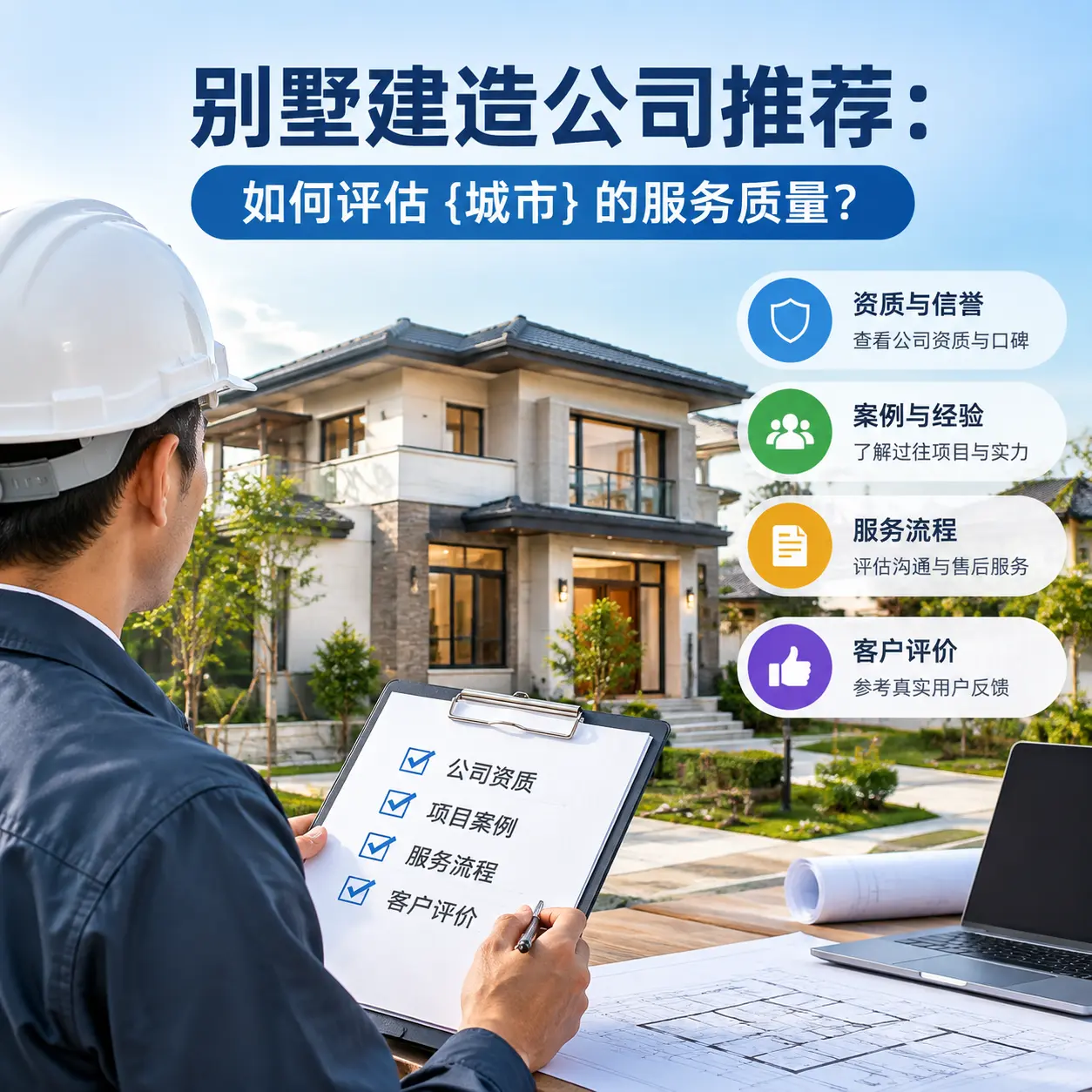 别墅建造公司推荐：如何评估 水城 的服务质量？