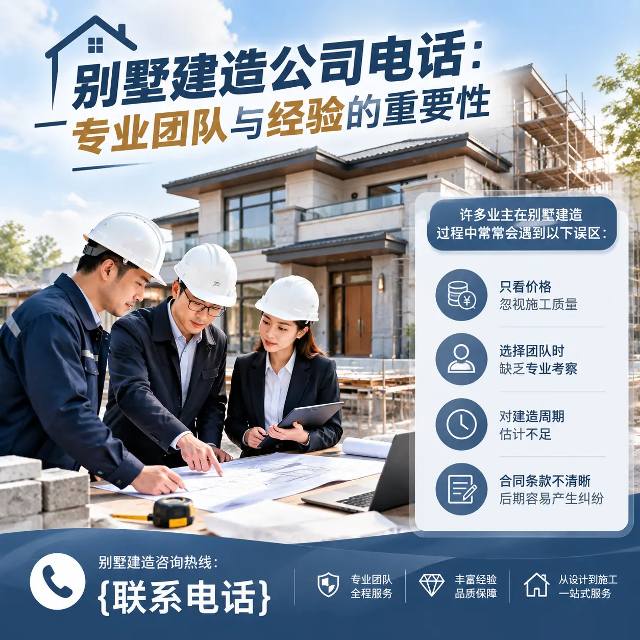 水城别墅建造公司电话:专业团队与经验的重要性