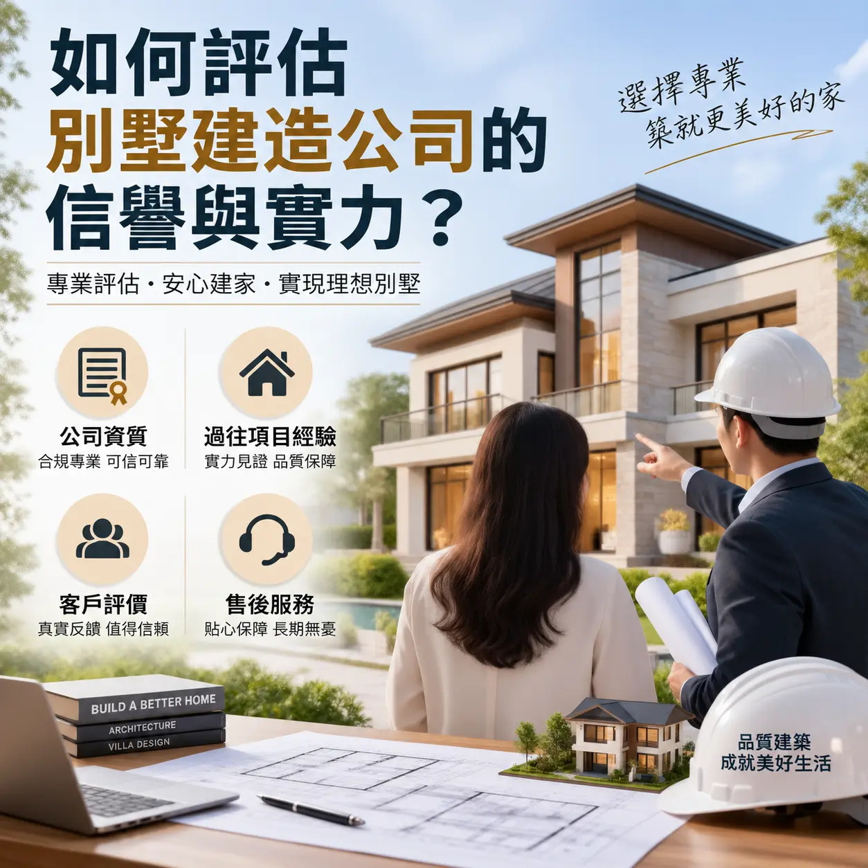 如何评估 水城 别墅建造公司的信誉与实力?