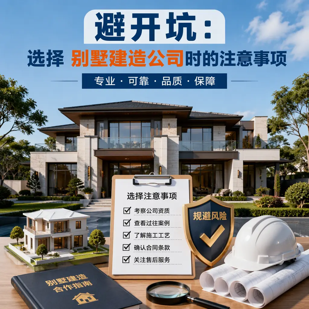 避开坑：选择 水城 别墅建造公司时的注意事项