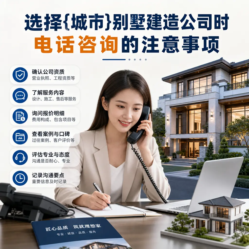 选择水城别墅建造公司时，电话咨询的注意事项
