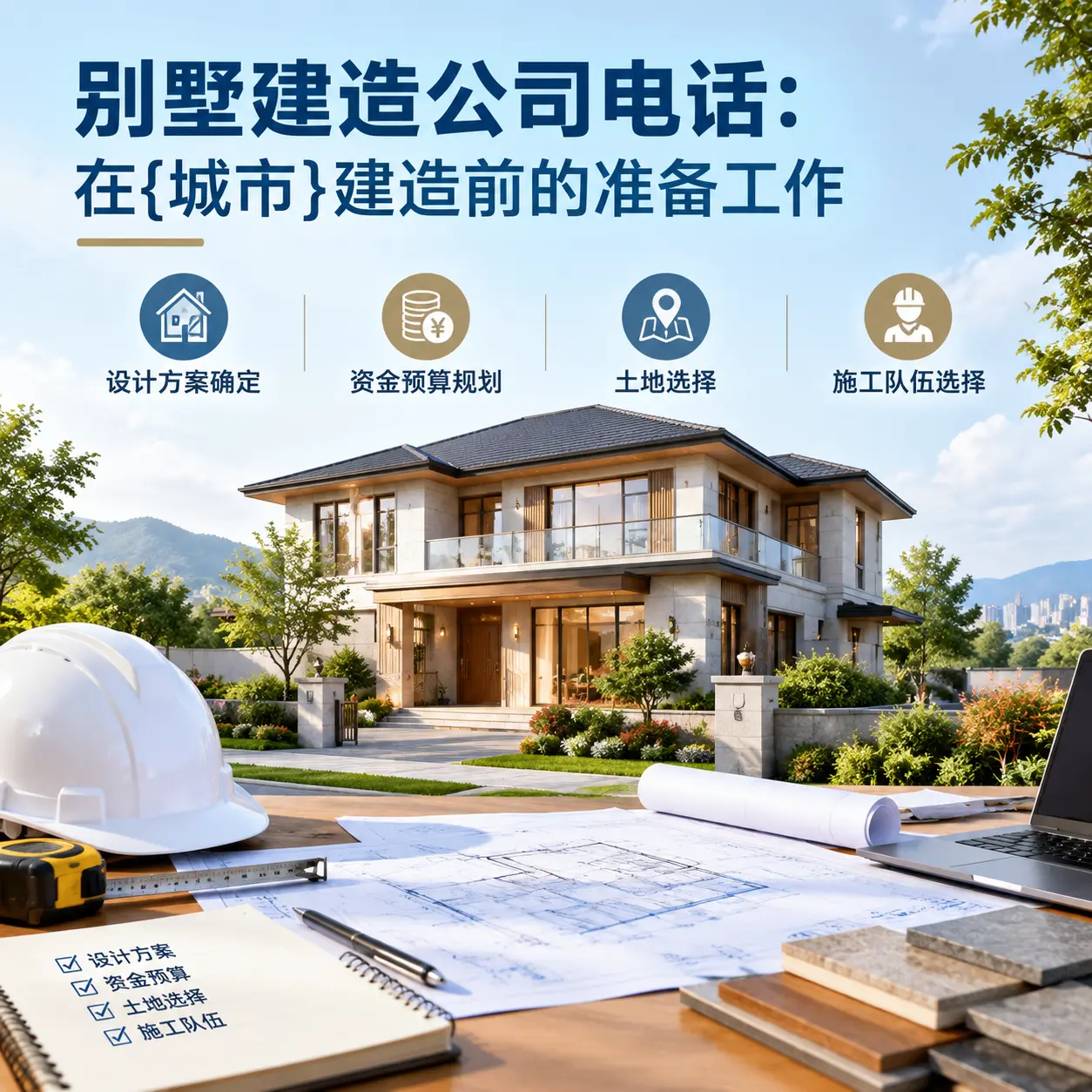 别墅建造公司电话：在水城建造前的准备工作