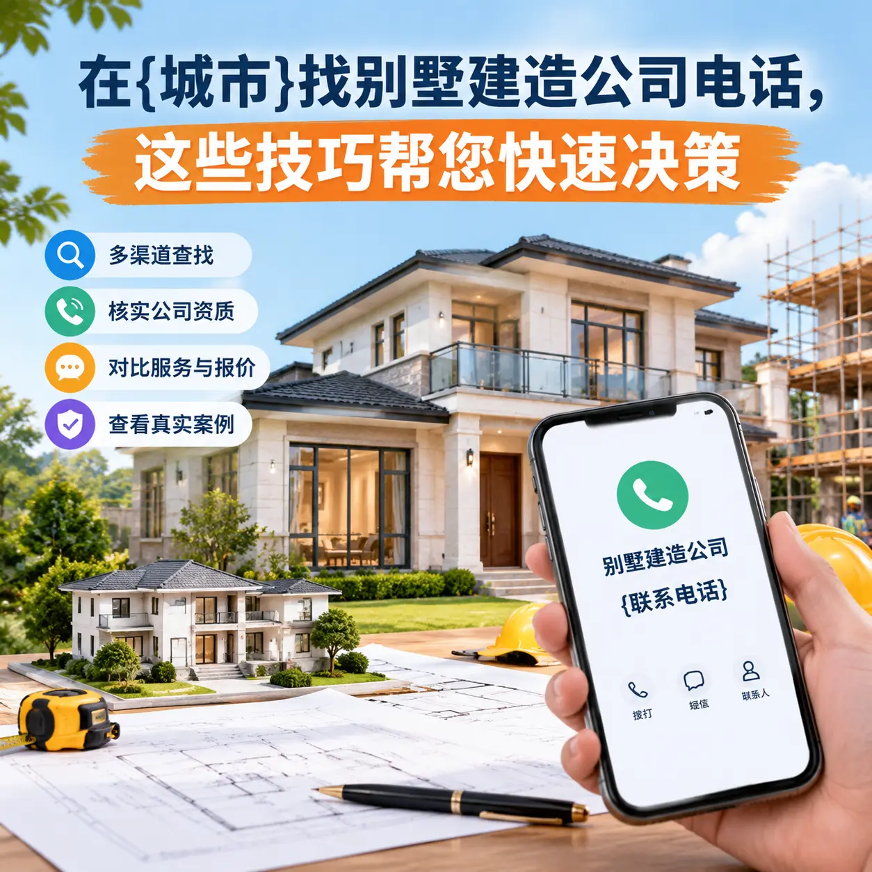 在水城找别墅建造公司电话,这些技巧帮您快速决策