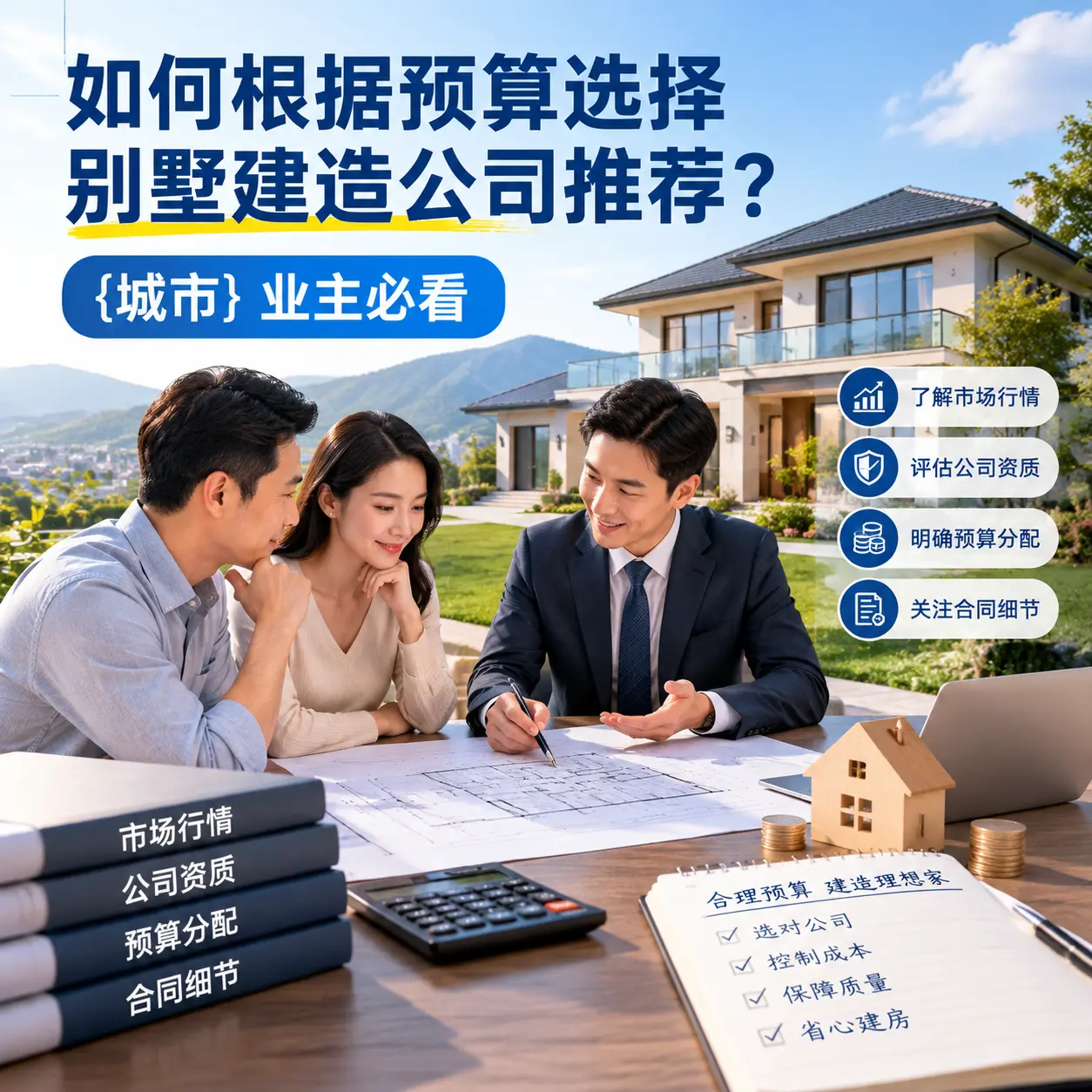 如何根据预算选择别墅建造公司推荐? 水城 业主必看